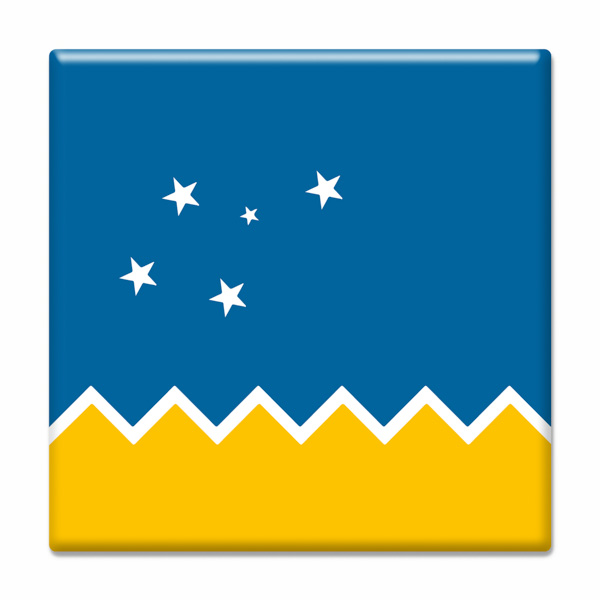 MAGALLANES Posavaso Cerámico Bandera Magallanes